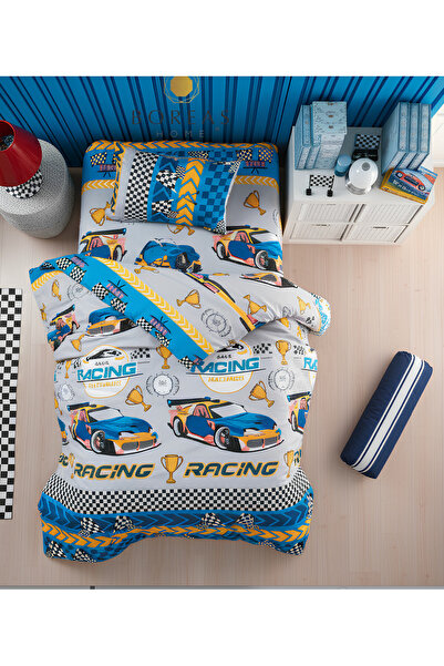 Boreas Home Set de husă de pilotă cu model Blue Car Adventure