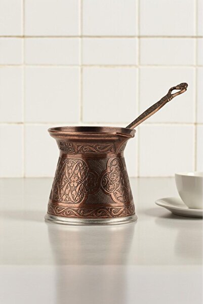 ArnaBella Cezpot Classic 6-Person Cast Iron Coffee Pot Large Size - Compatible with Magnetic Stoves