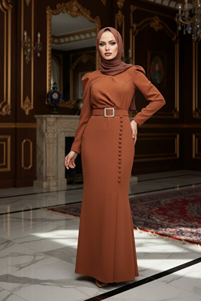 Neva Style Кнопка Деталізована рибна таба Тессетур Вечірня сукня 3231tb