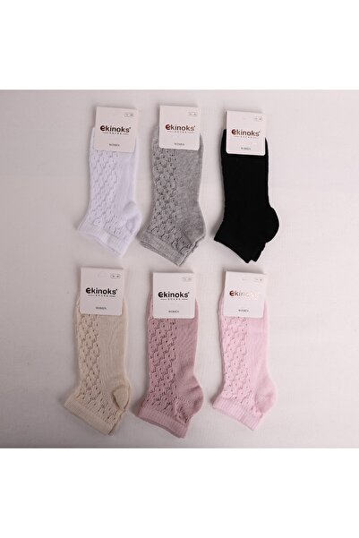 DRESSY LIFE 6-пакет безшевни измити рибарски мрежи дамски чорапи до глезена