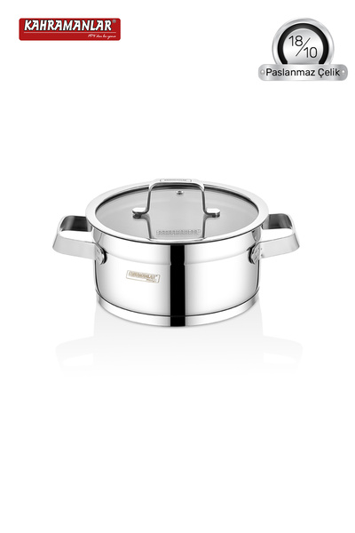 Kahramanlar Glazed 5-Piece Steel Pot Set