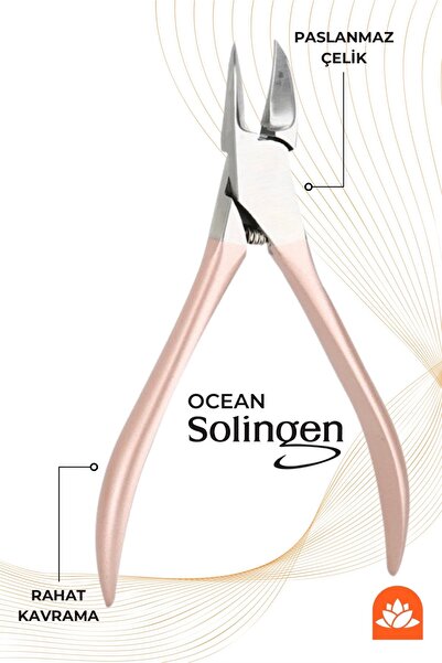 Güzellik Deposu Solingen Batık Tırnak Makası, Manikür Pedikür Tırnak Makası P...