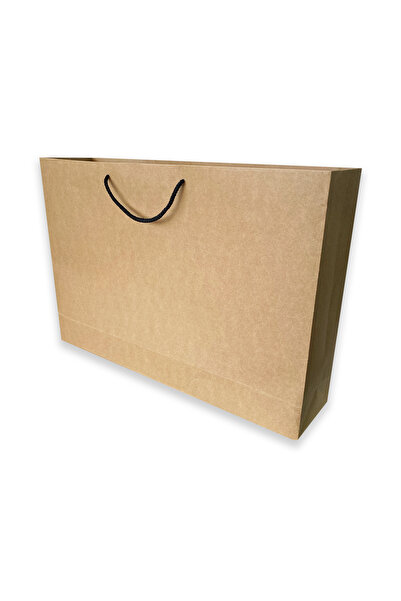 ABB Matbaa 10 Adet Kraft Karton İpli Çanta (55x37x12)