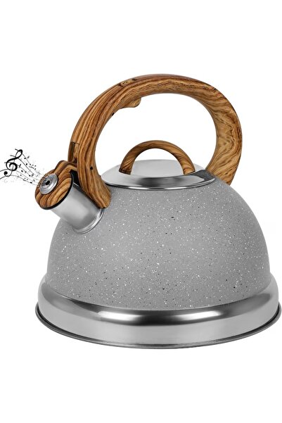 Belle Vous Fierbător cu fluierat, oțel inoxidabil, 3 L, 23 x 23 x 23 cm, comp...