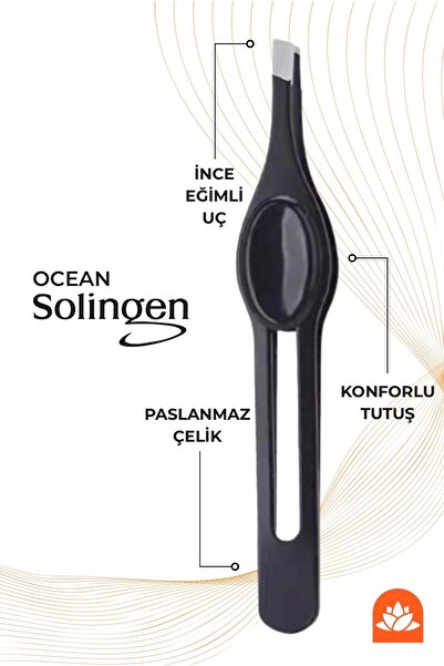 Güzellik Deposu Solingen Paslanmaz Çelik Yan Cımbız