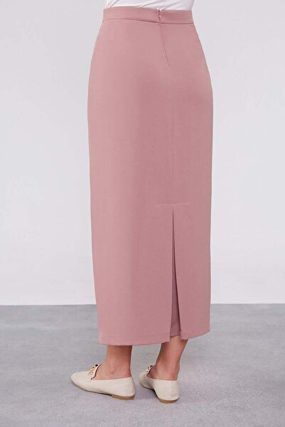 Levidor Stylish Skirt with Rose Buttons