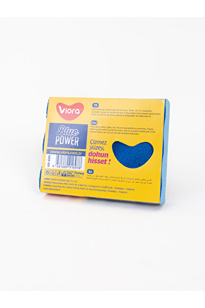 viora Bulaşık Süngeri BLUE POWER (anti bacterial)