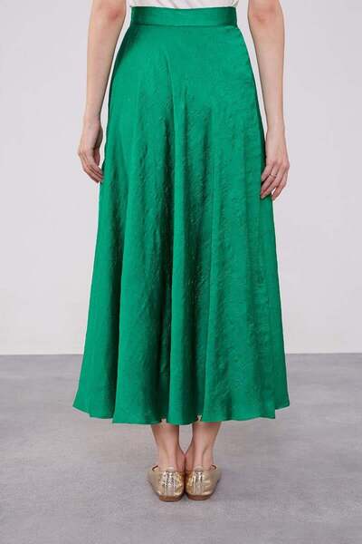 Levidor Benetton Краш Сатен Спідниця - Шикарна і Зручна