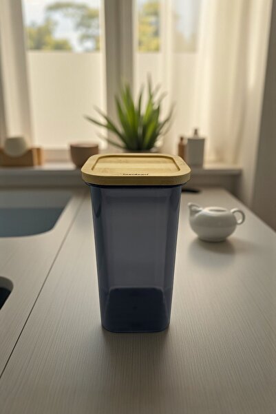 Bambum Soltero Leakproof 3-Piece Plastic Storage Container, Organizer Set with Bamboo Lid