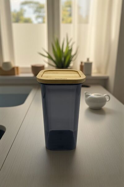 Bambum Soltero Leakproof 6-Piece Plastic Storage Container, Organizer Set with Bamboo Lid