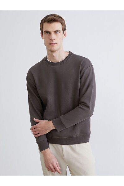 LC Waikiki طاقم الرقبة طويلة الأكمام الرجال البلوز سميكة