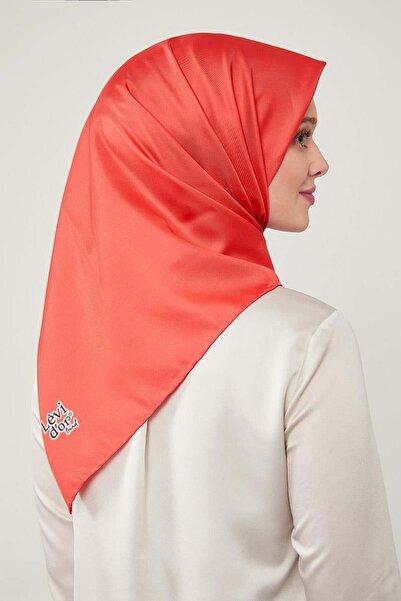 Levidor Red Solid Color Trend Twil Scarf