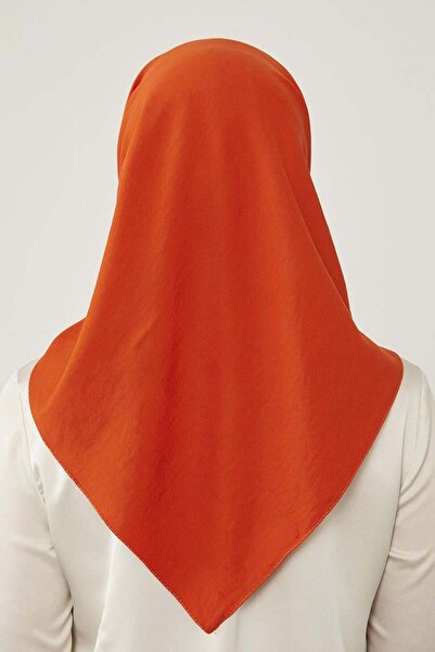 Levidor Cazz Square Πορτοκαλί βαμβακερό κασκόλ