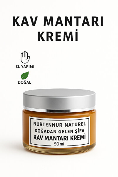 nurtennur KAV MANTARI KREMİ Doğal ve Tüm Cilt Bakım Kremi 50ml