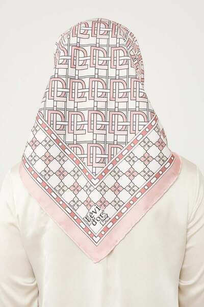 Levidor Κασκόλ Salmon LVD με τύπωμα Trend Twill