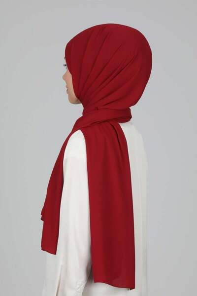 Levidor Lux Burgundy Chiffon Shawl