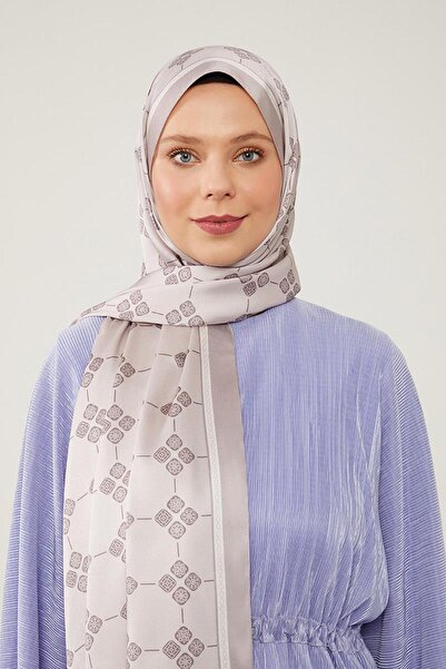 Levidor Geometric Mink Patterned Angel Shawl