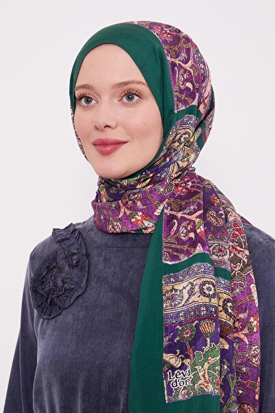 Levidor Şal regal cu model de smarald