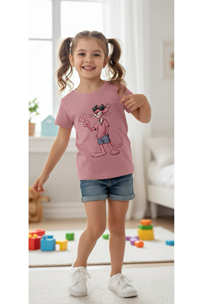 Tiny and Co Pink Panther Lookalike Children's T-Shirt