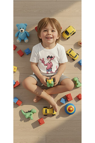 Tiny and Co Pink Panther Lookalike Children's T-Shirt