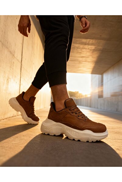 Knack Παπούτσια Casual με ψηλή σόλα N75 Tan