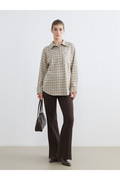 LC Waikiki Özmarka Yeni Sezon Beli Lastikli İspanyol Paça Kadın Pantolon