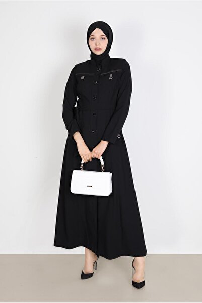 Alvina KUŞAKLI DÜĞMELİ PARDESÜ 10578