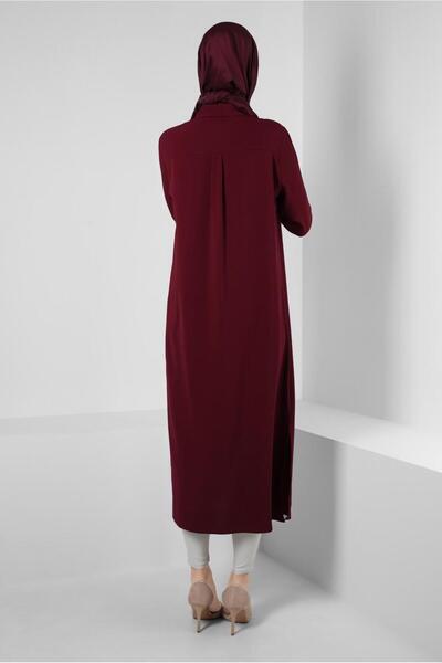 Alvina SHIRT COLLAR STONE DETAIL TUNIC 43815