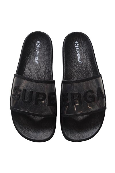 Superga 1908 Slides Clear İdentity Unisex Siyah Terlik
