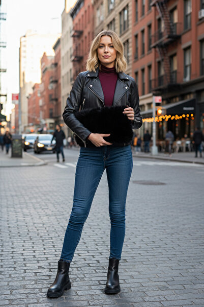 Fulla Moda Plush Arm Bag