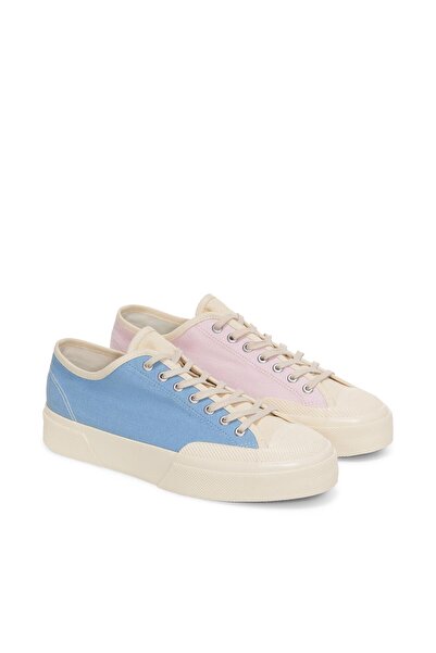 Superga 2432 Works Low Cut Multi-Color Denim Yarn Dyed Unisex Mavi-Pembe Sneaker