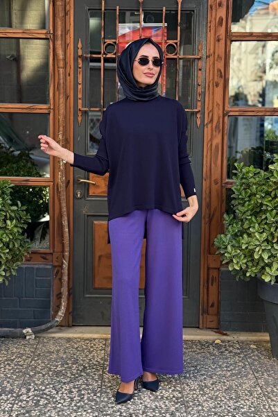 Invee بنطلون 5749 بنفسجي غامق