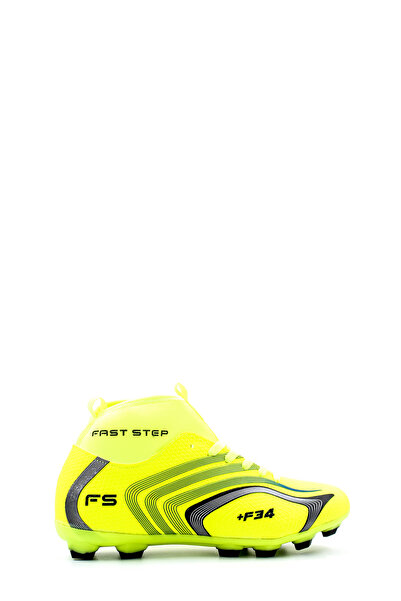 FAST STEP Șosete înalte galben fosfor Crampon Astroturf Pantofi sport fotbal 930x034k
