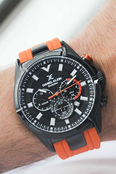 Daniel Klein Dk237115 Men's Wrist Watch with Silicone Band