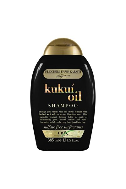 OGX Nemlendirici & Elektriklenme Karşıtı Kukui Oil Sülfatsız Şampuan 385 ml