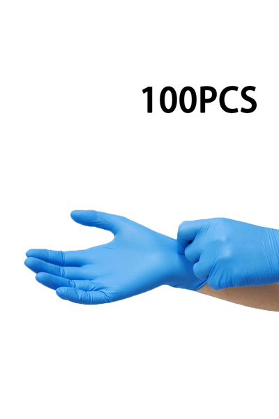 Choice قفازات النتريل الزرقاء للاستخدام مرة واحدة - 100 قطعة (100/50/20 قطعة)...