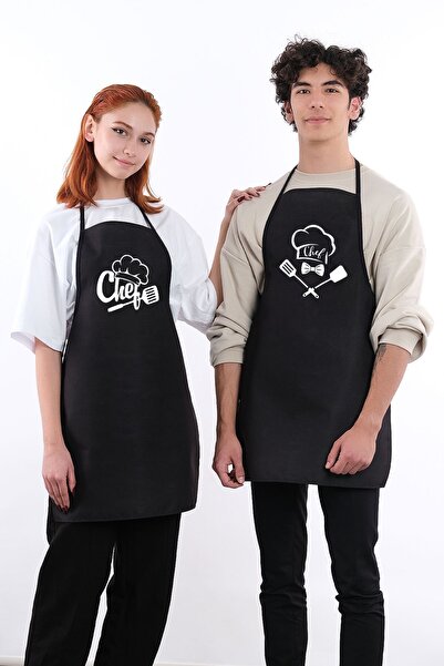 sevilya Beautiful Double Pack Liquid Proof Waterproof Kitchen Apron