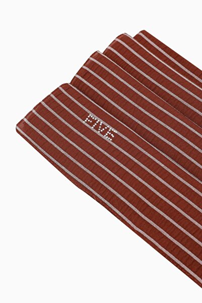 Levidor Coral Striped Harmony Shawl