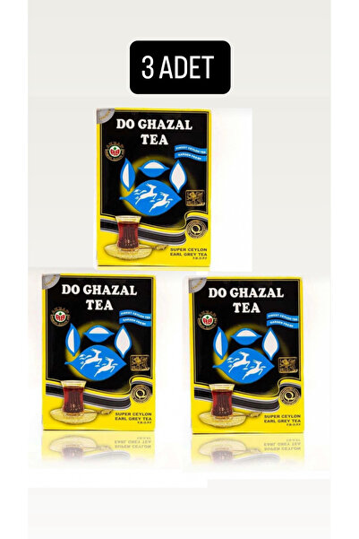 Do Ghazal Tea 500 gr bergamot aromalı siyah çay x3 adet KARIŞTIRMADAN SADE İÇİNİZ