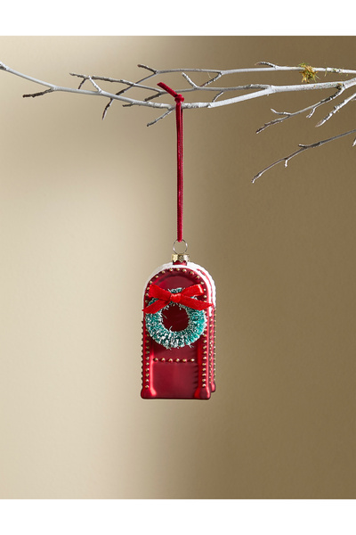 Marks & Spencer Kırmızı Posta Kutusu Yılbaşı Süsü