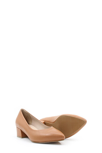 FAST STEP Hakiki Deri Kadın Kalın Topuklu Ayakkabı 792ZA051-801