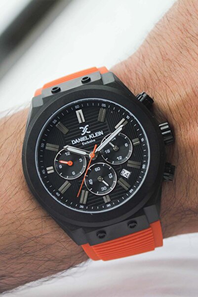 Daniel Klein Dk235791 Men's Wrist Watch with Silicone Band