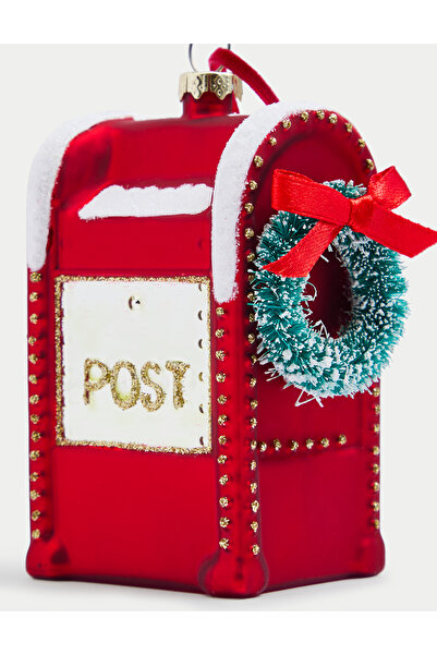 Marks & Spencer Kırmızı Posta Kutusu Yılbaşı Süsü