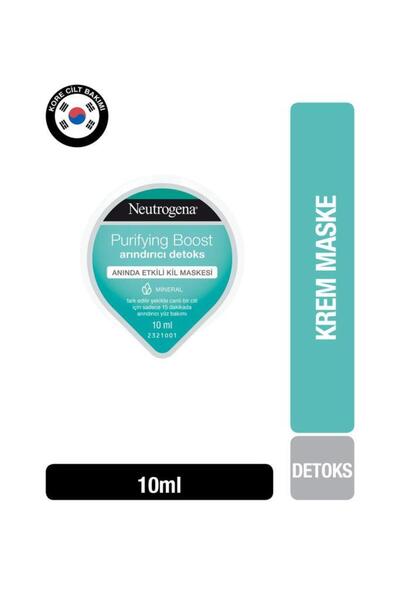 Neutrogena Purifying Boost Hidrojel Arındırıcı Krem Maske 10