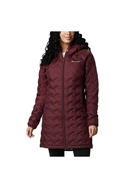 Columbia Delta Ridge Long Down Claret Red Women's Coat