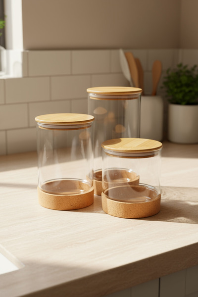 Bambum Corki 3-Piece Storage Container Set