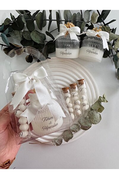 Mapel 10 Adet Mum Şekerleme Nikah Şekeri, Doğum, Sünnet, Düğün Nişan Söz, Kın...