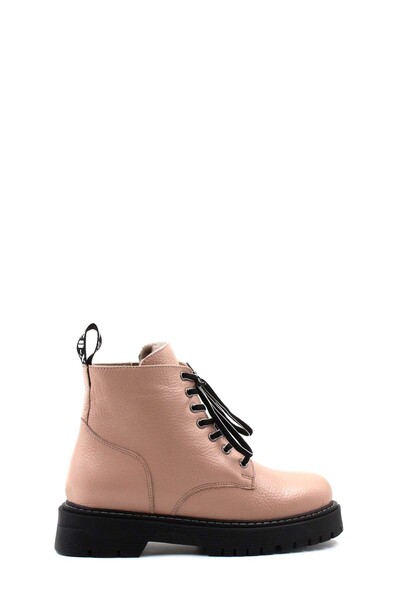 FAST STEP Hakiki Deri Kürklü Kadın Klasik Bot 916KZA3422