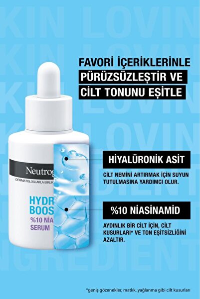 Neutrogena Hydro Boost %10 Niacinamid Serum 30 ml