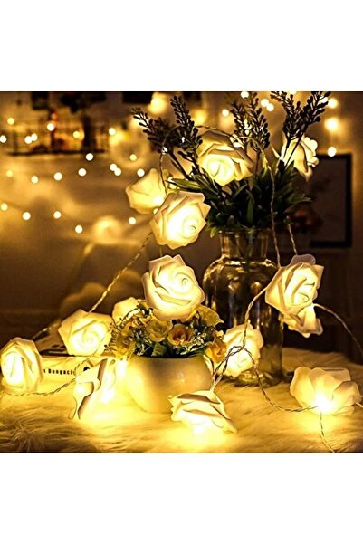 Taimi Decoration Light Rose Flower String Strip Fairy Lights For Holiday Wedding Décor